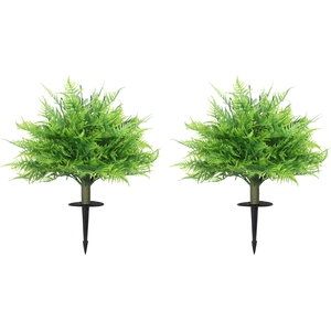 HOMCOM 2er Set Künstliche Boston-Farn-Büschen 60cm Kunstpflanze, Künst... günstig