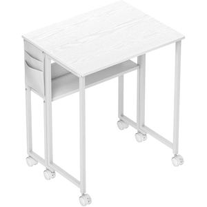 HOMCOM Schreibtisch Klappbar Kleiner 63 cm Klappschreibtisch mit Rolle... günstig