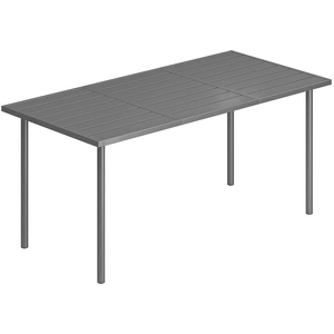 Outsunny Gartentisch 165 x 80 cm für 6 Personen Esstisch mit Lamellen-... günstig