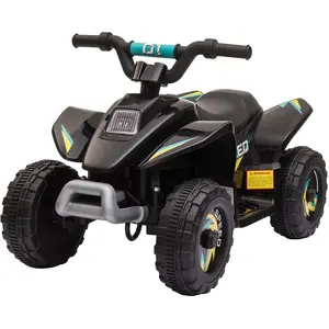 HOMCOM Kinder Quad Elektro 6V Kinderquad mit Vorwärts-, Rückwärtsfunkt...