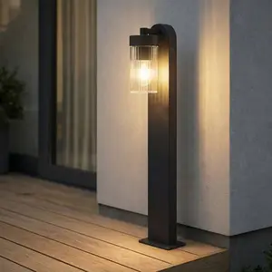 Lindby Wegeleuchte Kaliro, anthrazit, 60 cm, E27, IP54