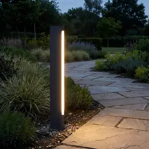 Lucande LED-Wegeleuchte Celiora, 80 cm, anthrazit, 3.000 K