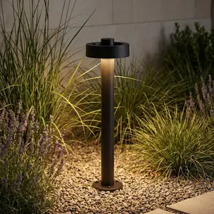 Lucande LED-Wegeleuchte Nirella, 60 cm, schwarz, CCT, IP65
