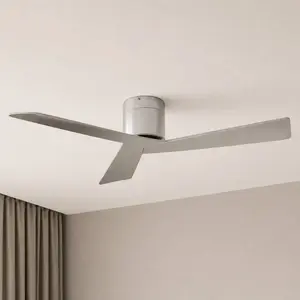 argent Lucande Deckenventilator Ventoro, Ø 132 cm, silber, Metall günstig
