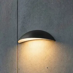 Lindby LED-Außenwandleuchte Zerino, schwarz, 34,5 cm, IP54