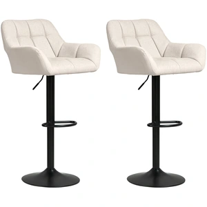 HOMCOM 2er-Set Barhocker Barstuhl Höhenverstellbar Küchenstühle 360° D... günstig