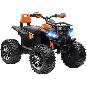 HOMCOM Elektro Quad für Kinder, 12V 10Ah Kinder Quad mit Vorwärts-, Rü...