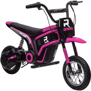 HOMCOM Elektro Motorrad Kinder Elektromotorrad mit 24V 350W Motor, 8-1...