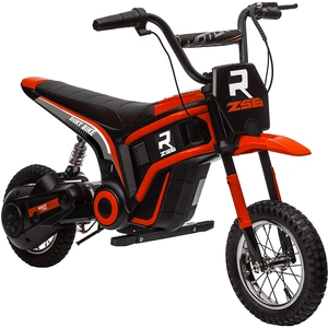HOMCOM Elektro Motorrad Kinder Elektromotorrad mit 24V 350W Motor, 8-1...