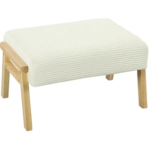 HOMCOM Sitzhocker Hocker mit weichem Sitzkissen Holzbeinen Fußhocker m... günstig