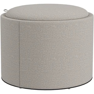 HOMCOM Sitzhocker mit Stauraum, Runder Hocker mit Klappdeckel Couchtis... günstig