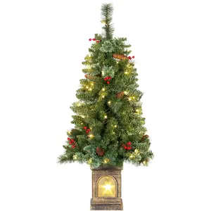 HHOMCOM Künstlicher Weihnachtsbaum 120 cm Tannenbaum künstlich mit 100...