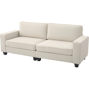 HOMCOM 3-Sitzer Sofa, Couch mit Armlehnen, Rückenkissen, Wohnzimmersof... günstig