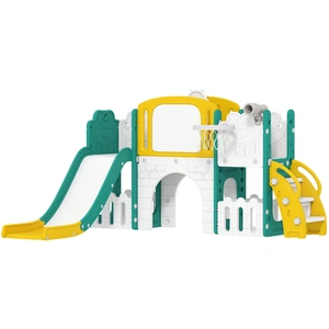 AIYAPLAY Kinderrutsche 7 in 1 Indoor und Outdoor Babyrutsche mit Baske... günstig