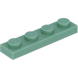 Lego® 1x4 Platte 3710 - 100 Stück Sandgrün