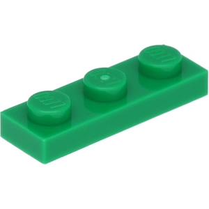 Lego® 1x3 Platte 3623 - 50 Stück Grün