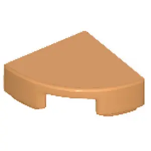 Lego® 1x1 Fliesen Rundecke 25269 - 10 Stück Mittleres Nougat