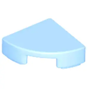 Lego® 1x1 Fliesen Rundecke 25269 - 100 Stück Helles Hellblau