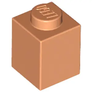 Lego® 50 Stück 3005 Stein Brick 1x1 Part Basic Steine 50 Nougat