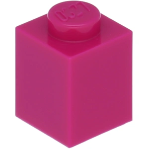 Lego® 50 Stück 3005 Stein Brick 1x1 Part Basic Steine 50 Magenta