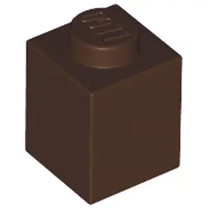 Lego® 50 Stück 3005 Stein Brick 1x1 Part Basic Steine 50 Dunkelbraun