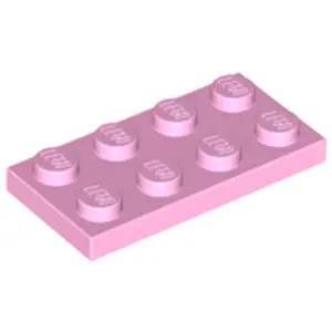 Lego® 10 Stück 3020 Platten Plates 2x4 Part Basic 10 Hellrosa