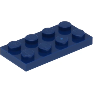 Lego® 10 Stück 3020 Platten Plates 2x4 Part Basic 10 Dunkelblau