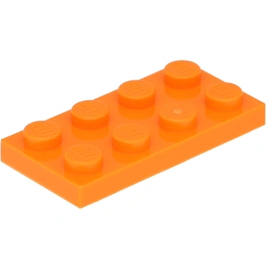 Lego® 100 Stück 3020 Platten Plates 2x4 Part Basic 100 Orange
