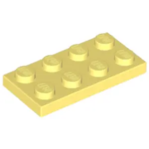 Lego® 10 Stück 3020 Platten Plates 2x4 Part Basic 10 Helles Hellgelb