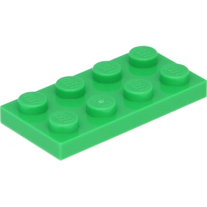Lego® 10 Stück 3020 Platten Plates 2x4 Part Basic 10 Hellgrün