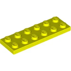 Lego® 2x6 Platte 3795 - 10 Stück Neon Gelb