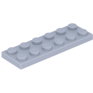 Lego® 2x6 Platte 3795 - 10 Stück Hellgrau