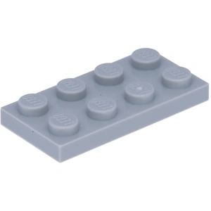 Lego® 250 Stück 3020 Platten Plates 2x4 Part Basic 250 Helles Bläulich...