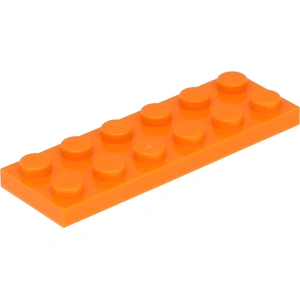 Lego® 2x6 Platte 3795 - 250 Stück Orange