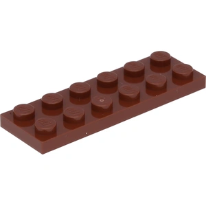 Lego® 2x6 Platte 3795 - 250 Stück Rotbraun
