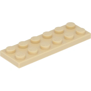 Lego® 2x6 Platte 3795 - 250 Stück Beige