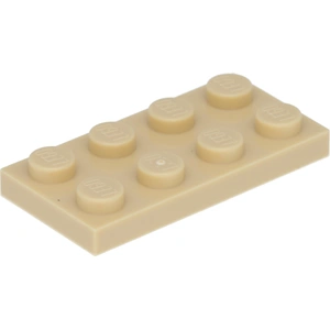 Lego® 100 Stück 3020 Platten Plates 2x4 Part Basic 100 Beige