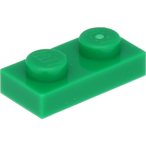 Lego® 50x 1x2 Platten 3023 - Plate Grün - Green