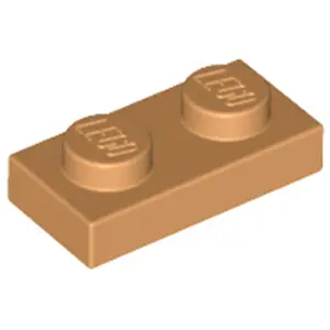 Lego® 50x 1x2 Platten 3023 - Plate Mittleres Nougat - Medium Nougat