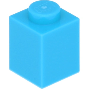 Lego® 10 Stück 3005 Stein Brick 1x1 Part Basic Steine 10 Mittleres Azu...