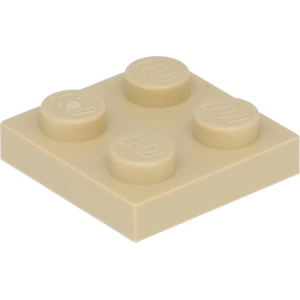 Lego® 2x2 Platten 3022 - 250 Stück Beige