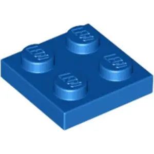 Lego® 2x2 Platten 3022 - 1 Stück Blau