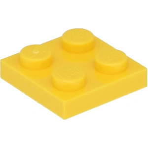 Lego® 2x2 Platten 3022 - 250 Stück Gelb