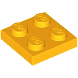 Lego® 2x2 Platten 3022 - 1 Stück Helles Hellorange