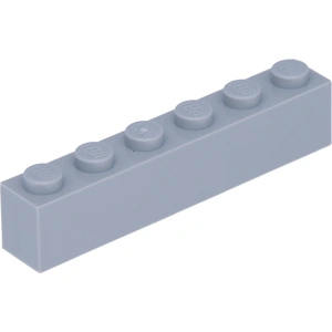 Lego® 10 Stück 3009 Stein Brick 1x6 Part Basic Steine 10 Helles Bläuli...
