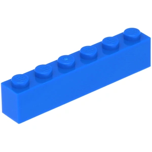Lego® 10 Stück 3009 Stein Brick 1x6 Part Basic Steine 10 Blau