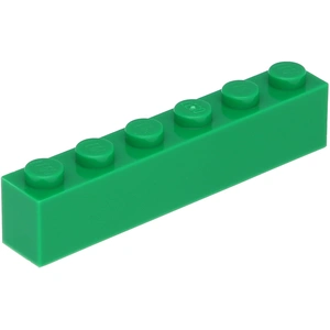 Lego® 100 Stück 3009 Stein Brick 1x6 Part Basic Steine 100 Grün