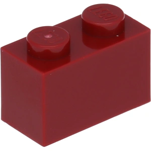 Lego® 50 Stück 3004 Stein Brick 1x2 Part Basic Steine 50 Dunkelrot
