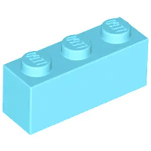 Lego® 10 Stück 3622 Stein Brick 1x3 Part Basic Steine 10 Mittleres Azu...