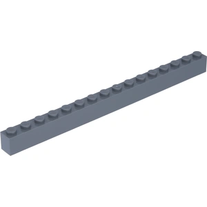 Lego® 100 Stück 2465 Stein Brick 1x16 Part Basic Steine 100 Dunkles Bl...
